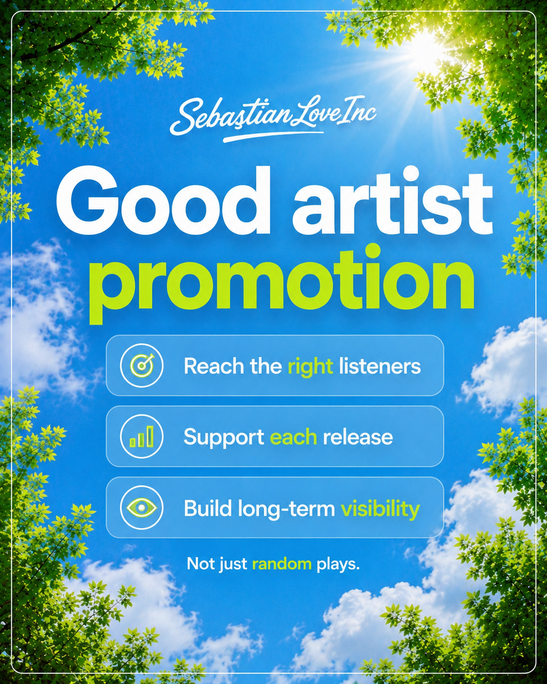 SebastianLoveInc cover artwork: Good artist promotion